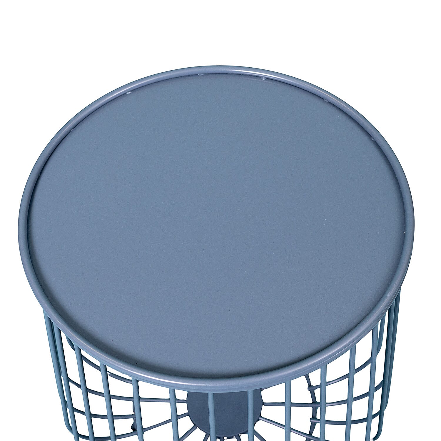 Outdoor Bistro Garden Set in Metal, Chairs and Table (Size 56x53x85 cm) - Aqua