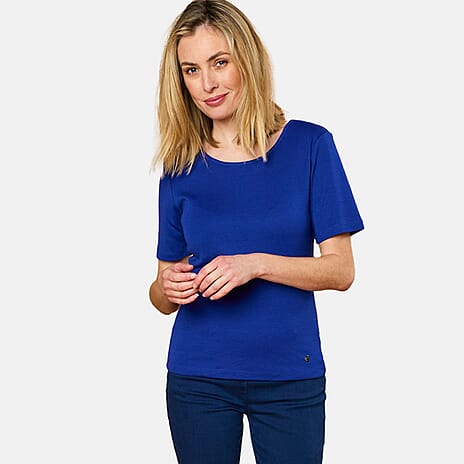 EMRECO Short Sleeve Crew Neck T-Shirt (Size 12) - Royal Blue