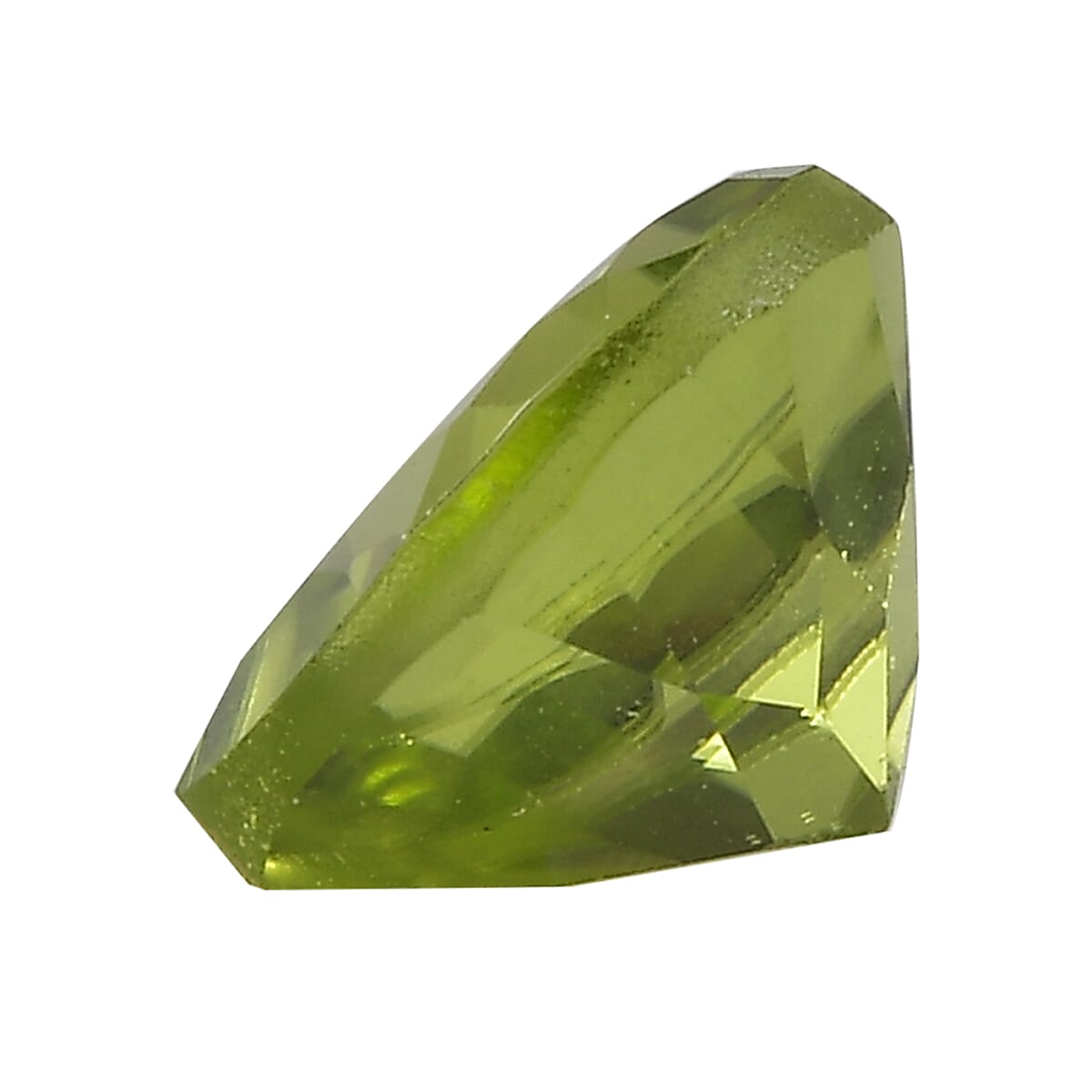 Peridot Heart 7 mm