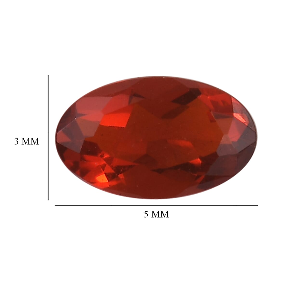 Fire Opal Oval 5x3 mm