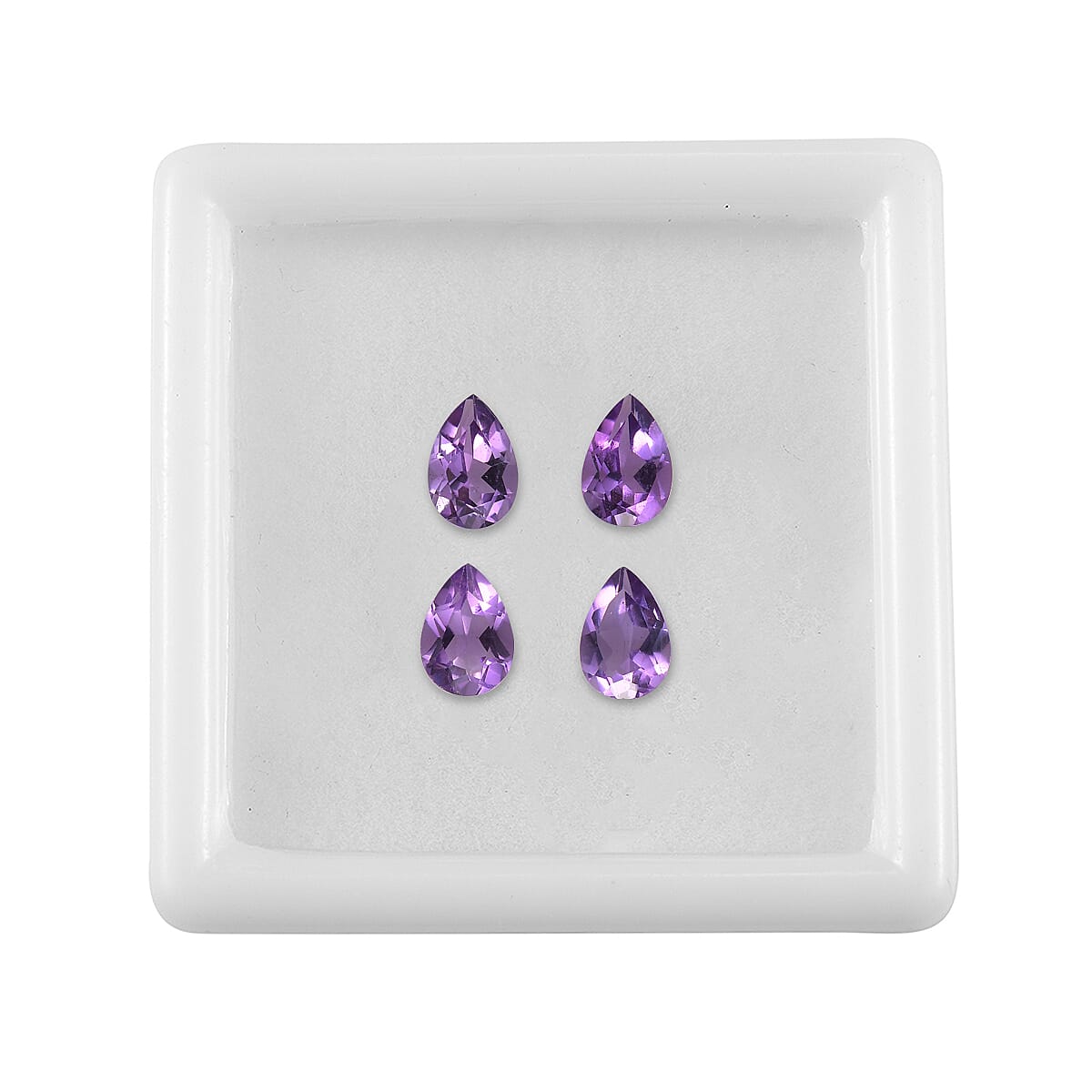 Bolivian Amethyst Pear 6x4 mm