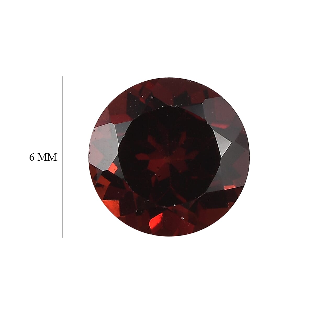 Red Garnet Round 6 mm