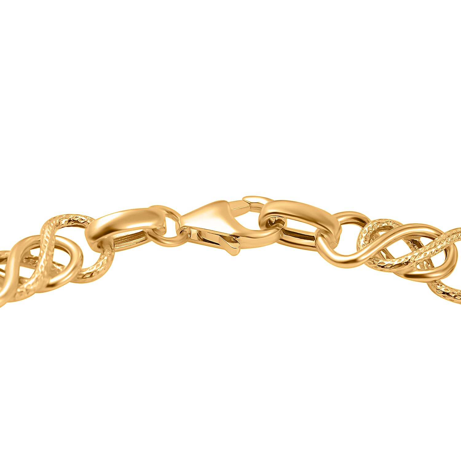 Italian Closeout - Celtic Knot Bracelet (Size - 7.5), 3.7 Gms