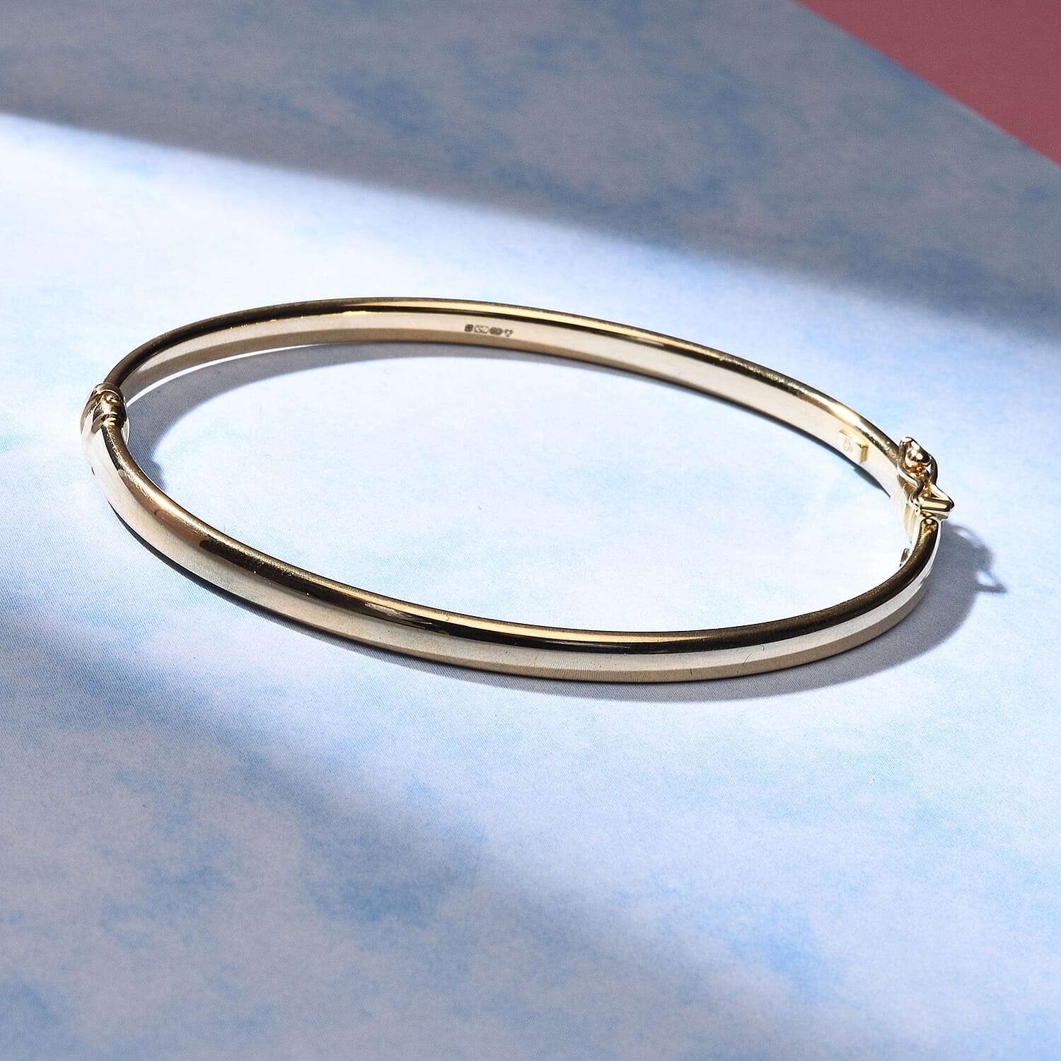 ILIANA - 18K Yellow Gold Bangle (Size 7), Gold Wt. 5.65 Gms