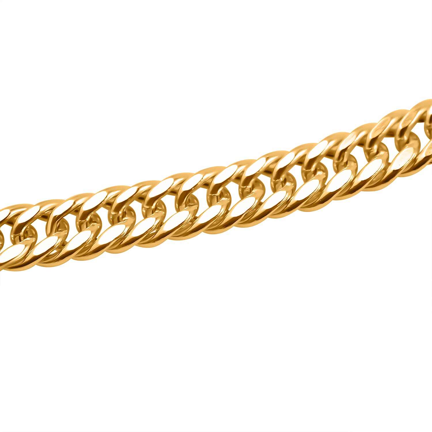 JCK Vegas Deal - 9K Yellow Gold Triple-Curb Necklace(Size - 20) 4.80 grams