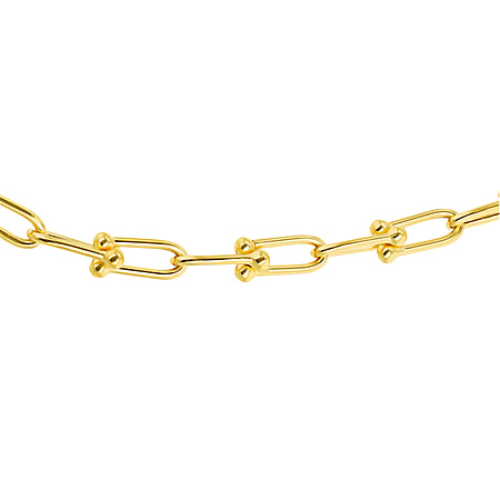 Hatton Garden Closeout - 9K Yellow Gold Industrial Necklace (Size - 22) Wt. - 15.30 Gms