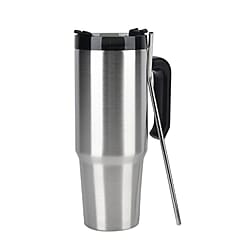 Coffee, Travel Mug and Tea Cup with Straw - 30oz
