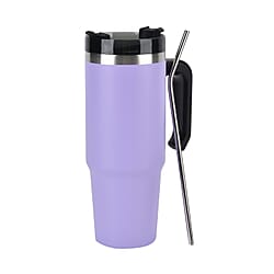 Coffee, Travel Mug and Tea Cup with Straw - 30oz