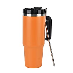 Coffee, Travel Mug and Tea Cup with Straw - 30oz