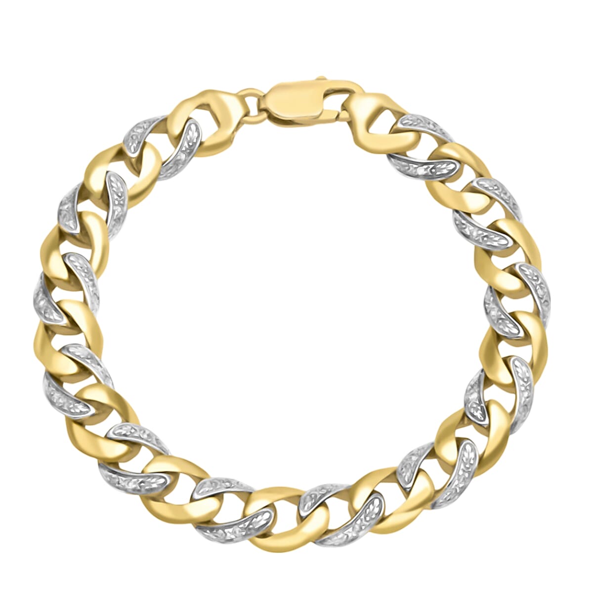 9K Yellow Gold Curb Bracelet (Size - 8.5 Inch), Gold Wt. 30.5 Gms