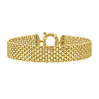 9K Yellow Gold  Bracelet (Size - 7.5),  Gold Wt. 7.8 Gms