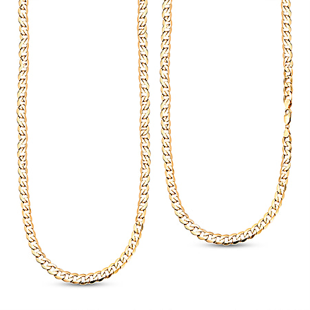 Hatton Garden Close Out Deal - 9K Yellow Gold  Necklace (Size - 20),  Gold Wt. 15.8 Gms