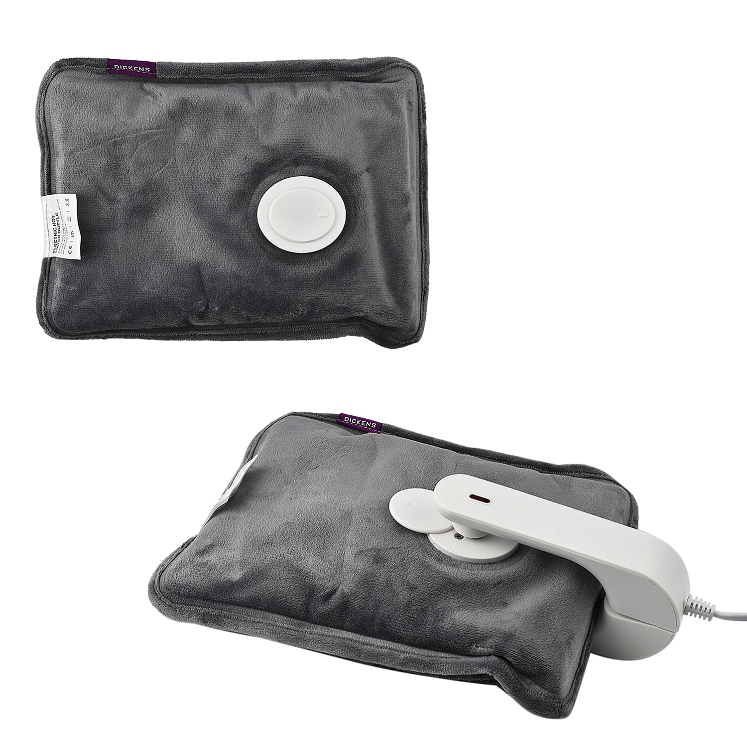 Pain Relief Hot Water Bottle for Hot Therapy- Grey