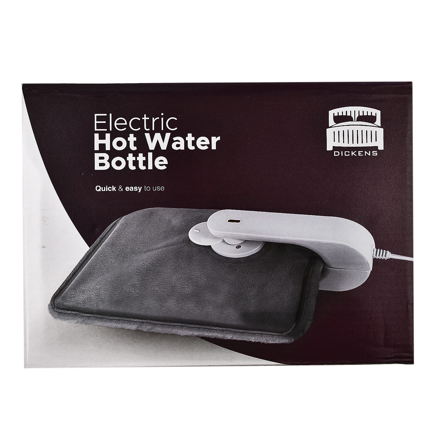 Pain Relief Hot Water Bottle for Hot Therapy- Grey