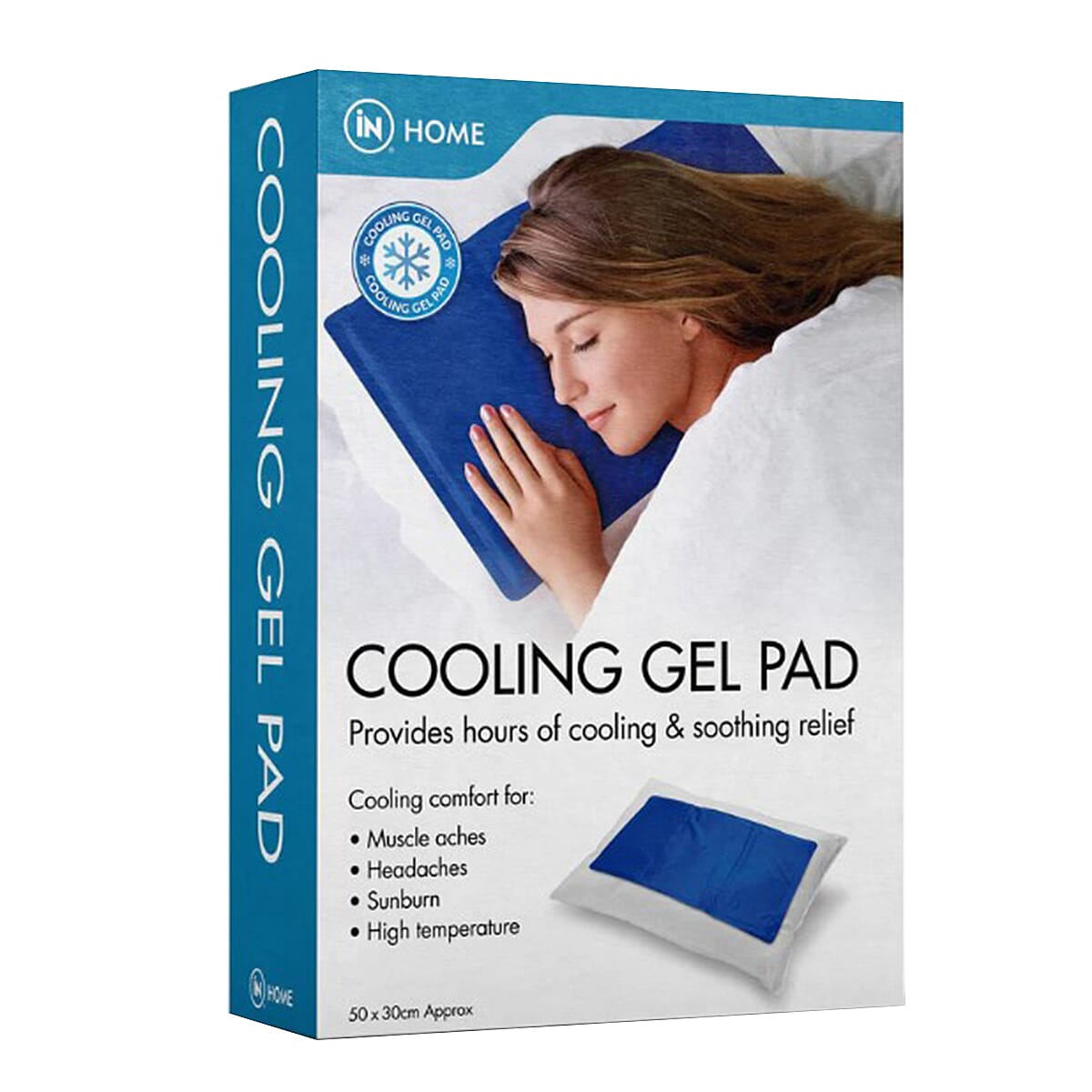 HOME Cooling Gel Pad (Size 50x30 cm) - Blue