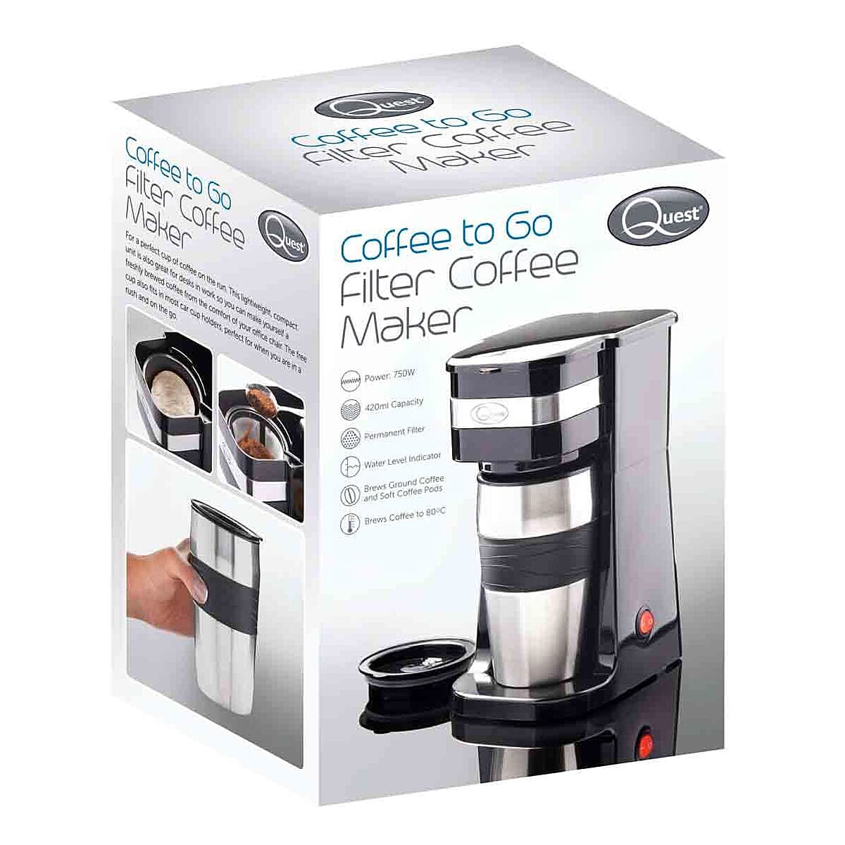 Compact & Portable Coffee To Go Filter Coffee Maker