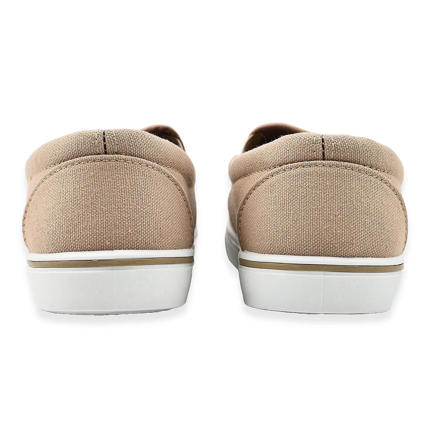 Mens Boston Canvas Shoes (Size 7) - White