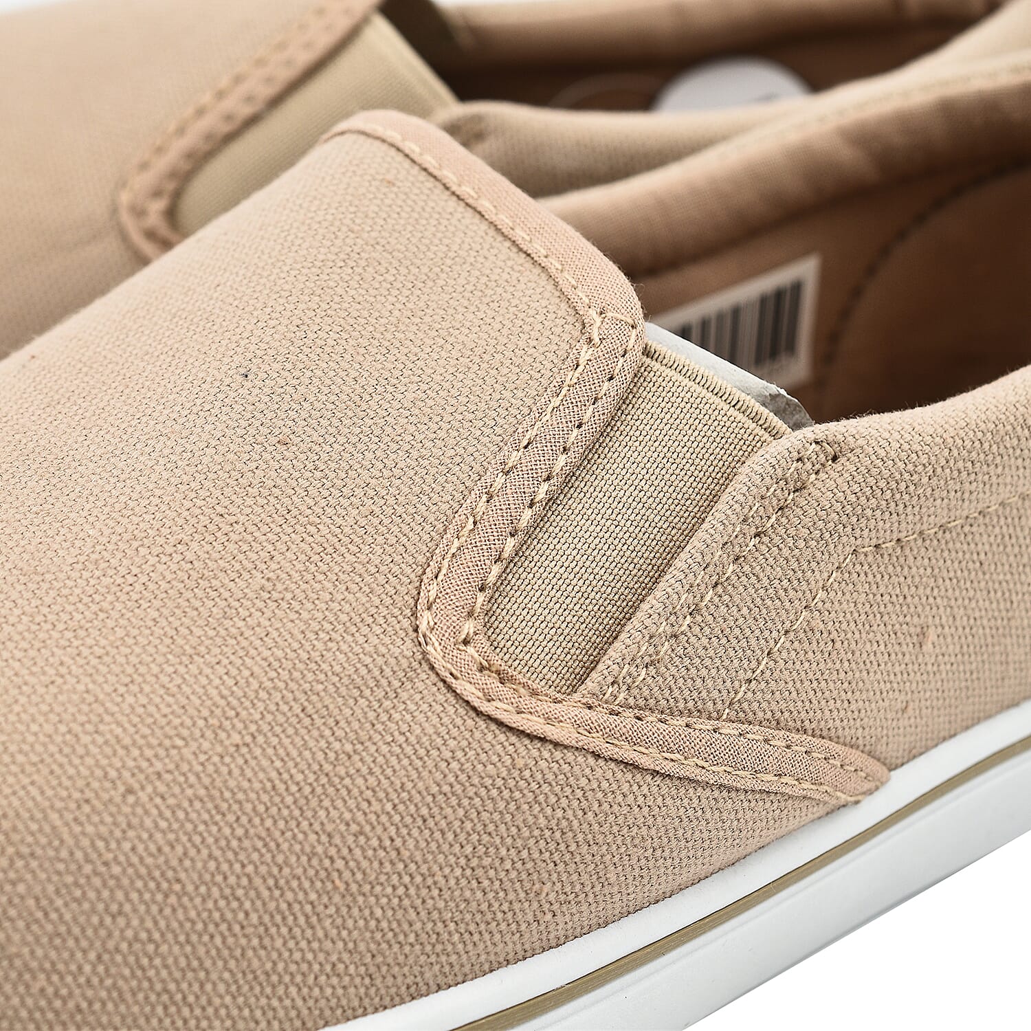 Mens Boston Canvas Shoes (Size 7) - White