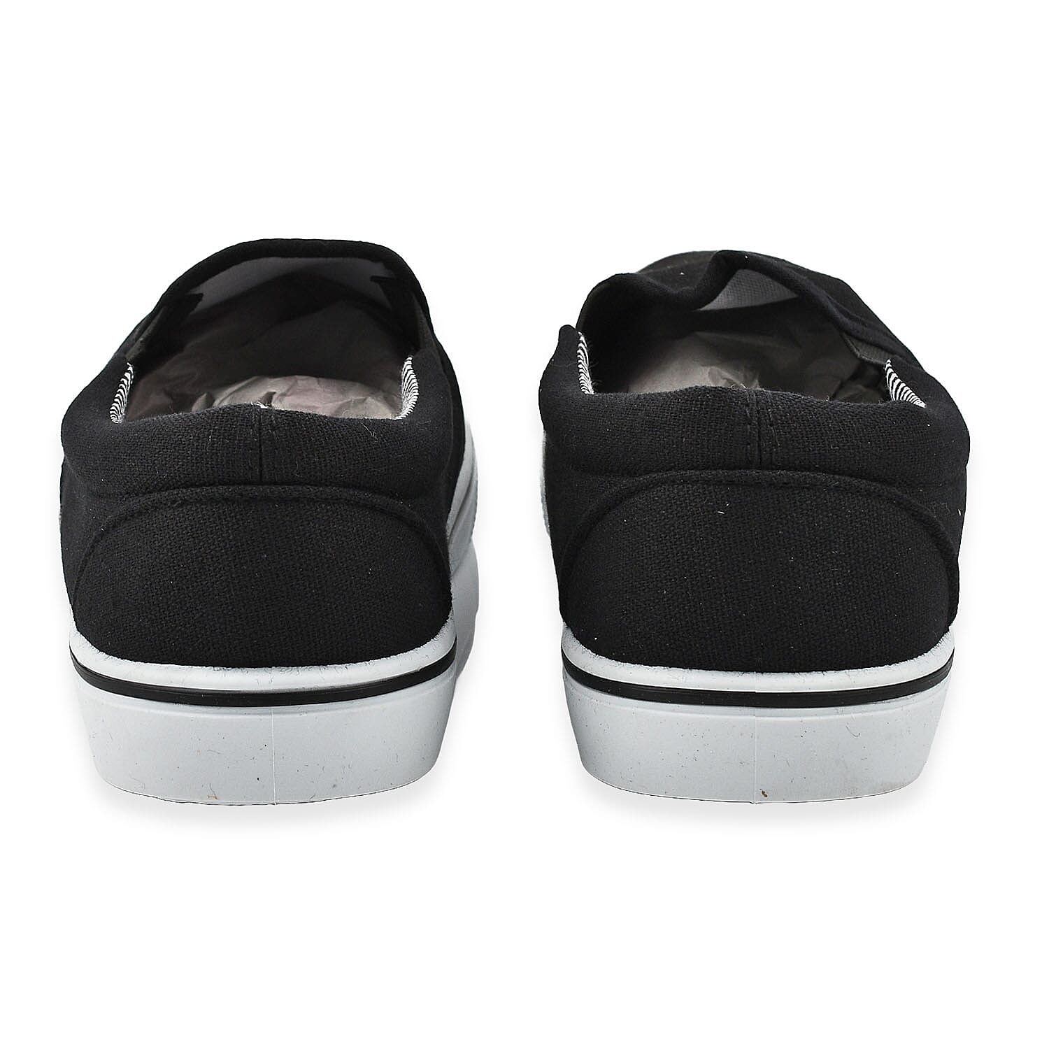 Mens Boston Canvas Shoes (Size 7) - White