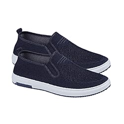 URBAN JACKS Mens Darwin Canvas Shoes - Black