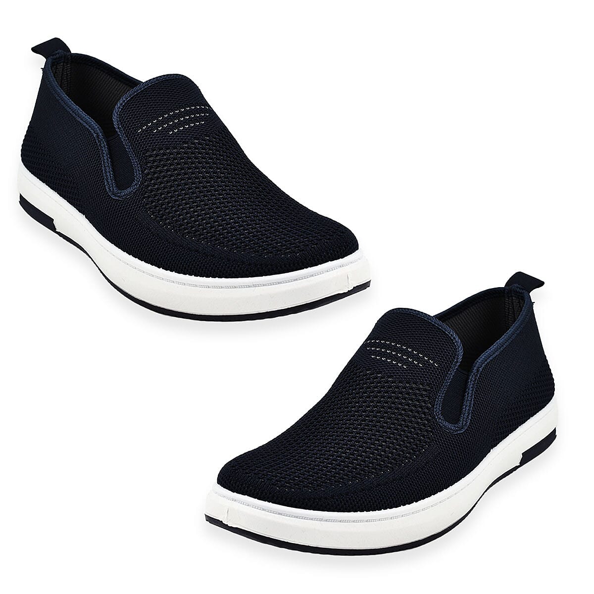 URBAN JACKS Mens Darwin Canvas Shoes - Black