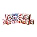 Christmas Gift Bags - Set of 16 with Classic Christmas Patterns