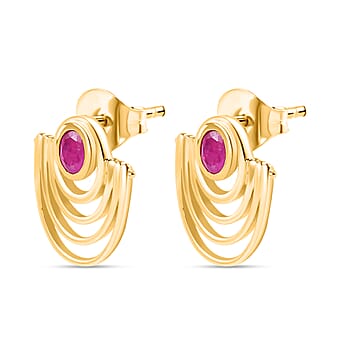 https://tjcuk.sirv.com/Products/77/6/7765822/John-Saul-Ruby-Solitaire-Stud-Push-Post-Earring-in-Vermeil-YG-Sterling_7765822_3.jpg?w=342&h=342