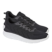 Lightweight Lace Up Orlando Mens Trainers (Size 7) - Black