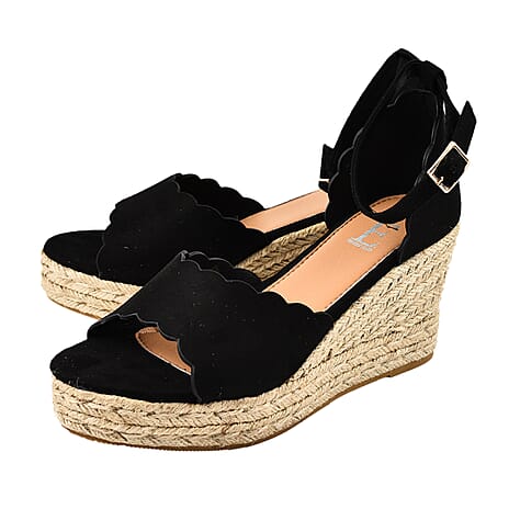 Ladies Sandal (Size 5) - Black