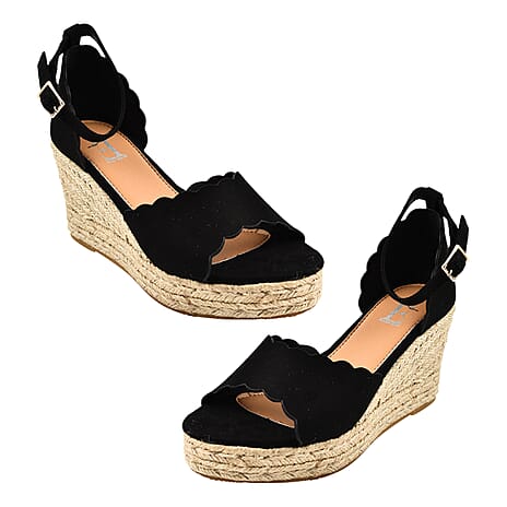Ladies Sandal (Size 5) - Black