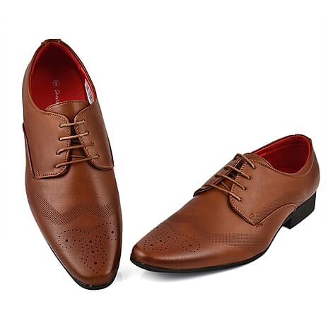 Mens Crompton Shoes (Size 9) - Tan