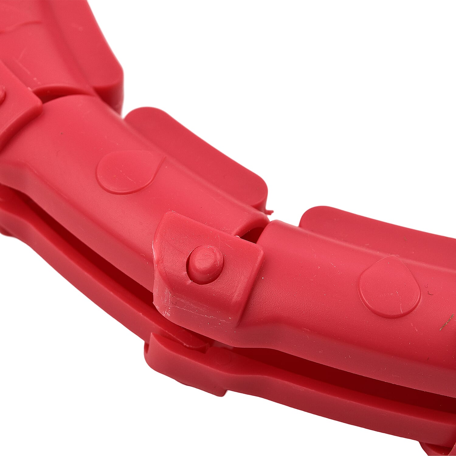 Weighted Smart Hula Ring Hoops with 360 Auto Rotation Massage - Pink