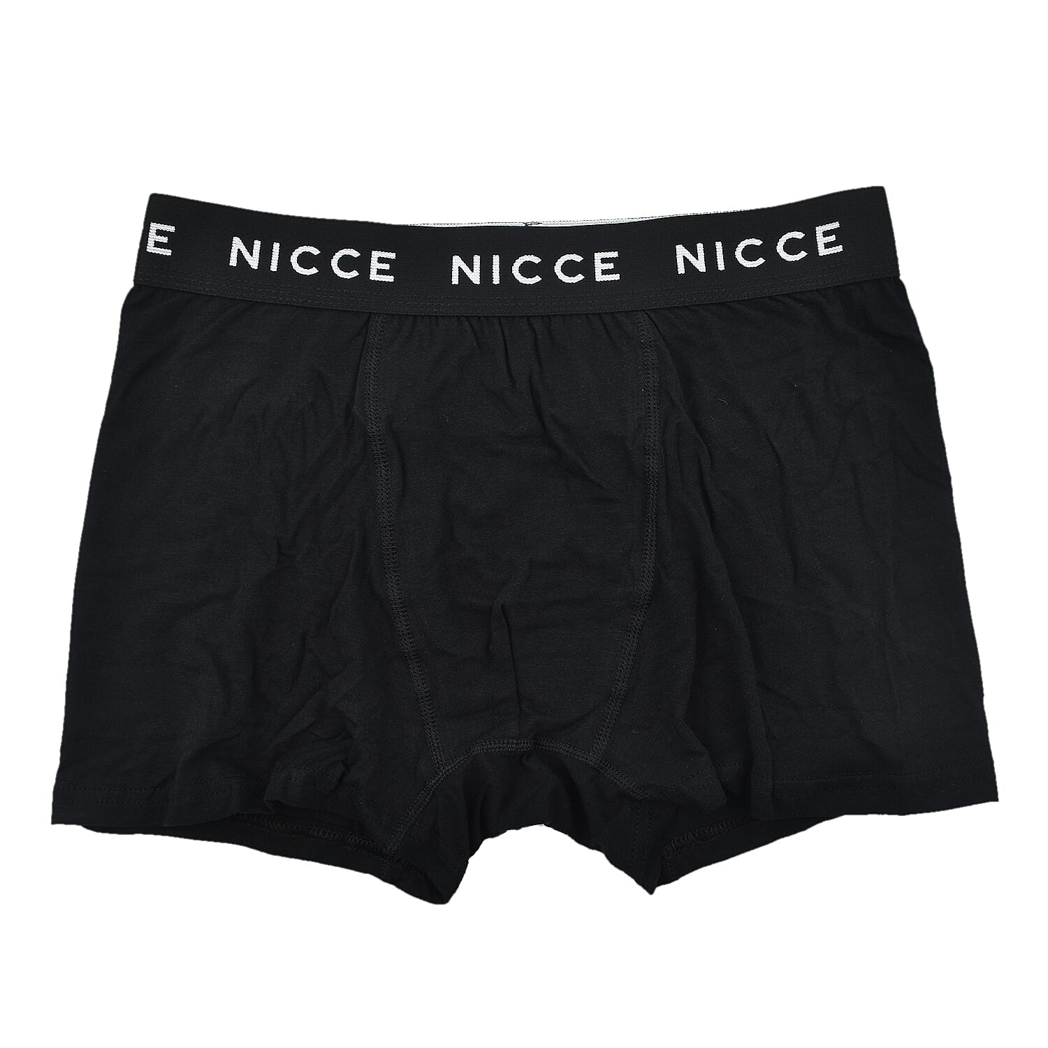 NICCE 95% Cotton, 5% Elastane Set of 7 Boxers - Size M (32-34 Inches) - Mono