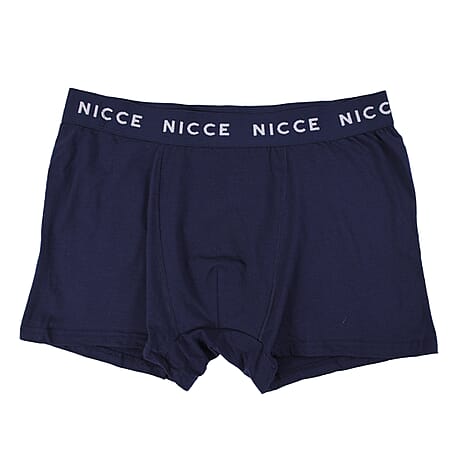 NICCE 95% Cotton Set of 5 Boxers (Size XXL) - Blue