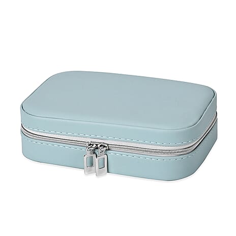 Patterned Jewellery Box (Size 16x11x5 cm) - Blue