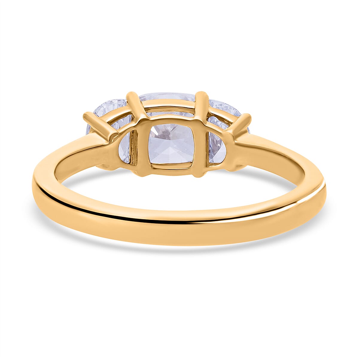 Luxuriant Diamond 22K Yellow Gold IGI Certified (VS1-D) Lab Grown Diamond (1 Ct) Center Ring 1.50 Ct. Luxuriant Diamond 22K Yellow Gold IGI Certified (VS1-D) Lab Grown Diamond (1 Ct) Center Ring 1.50 Ct.