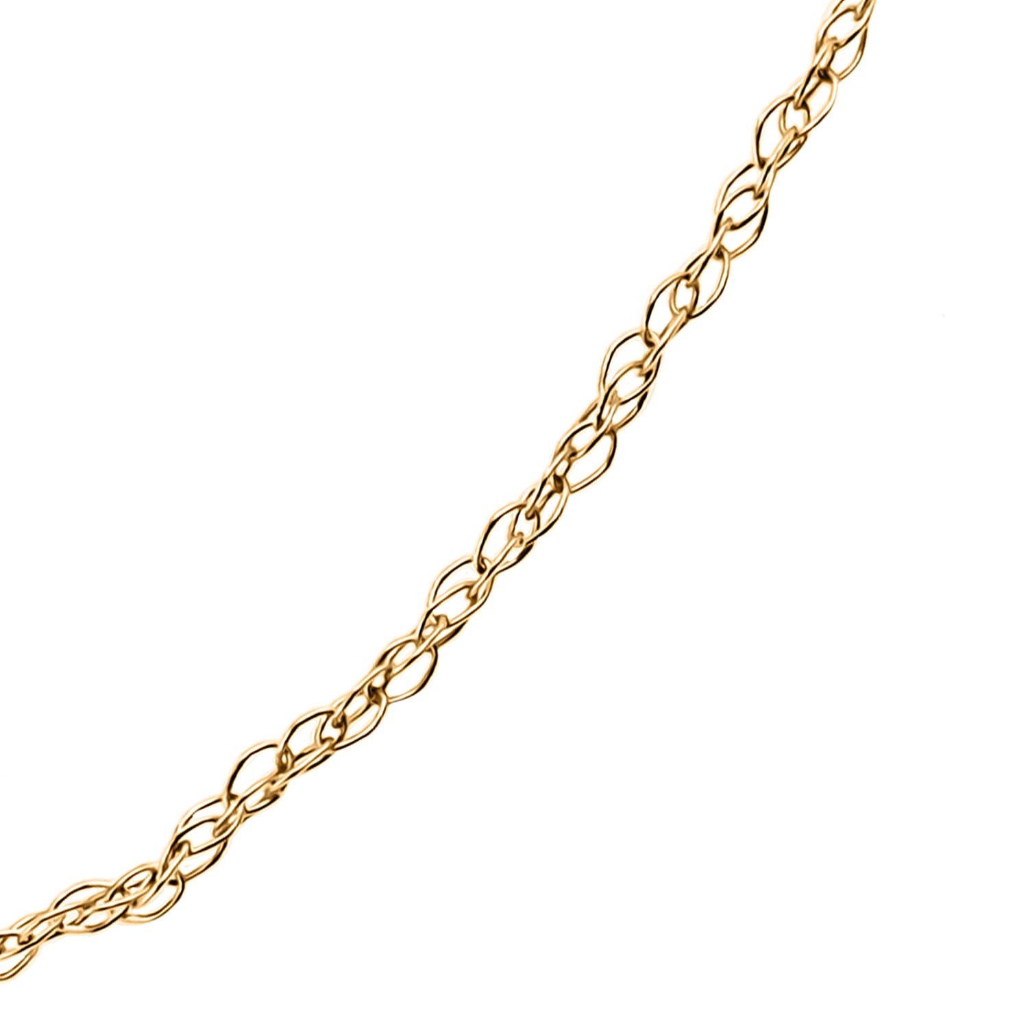 9K Gold Prince Of Wales Necklace - 18 inch