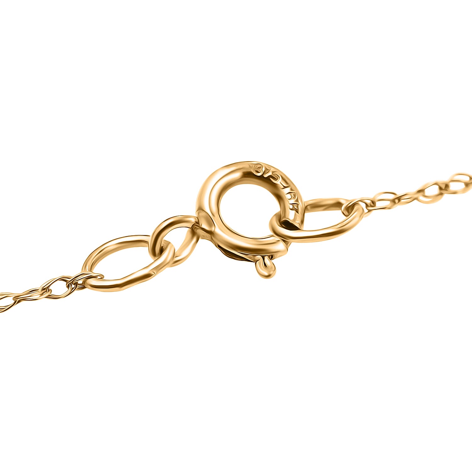 9K Gold Prince Of Wales Necklace - 18 inch