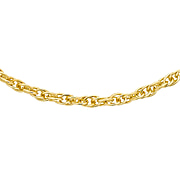 9K Gold Prince Of Wales Necklace - 18 inch