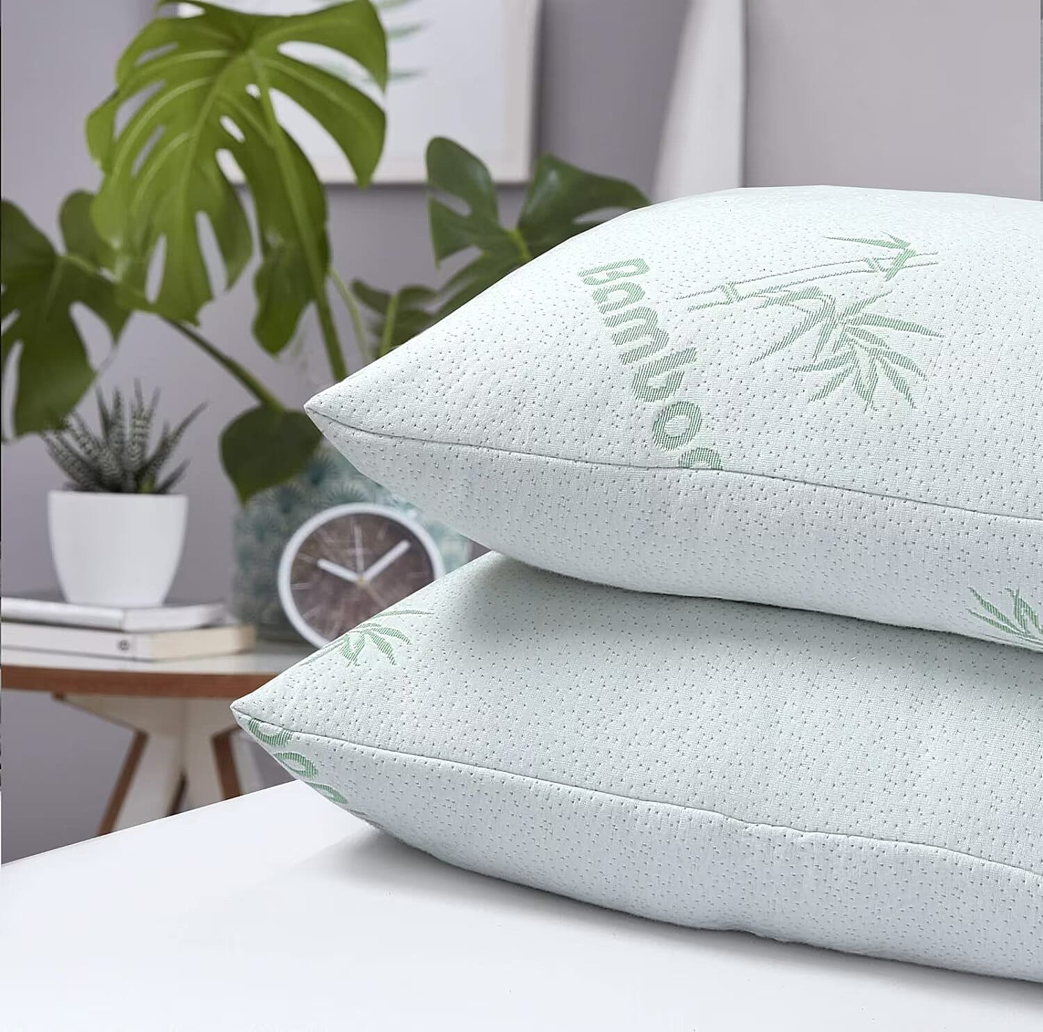Bamboo Pillow - White