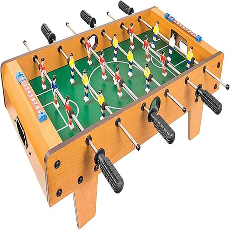 Table Top Football Game Set with Built in Scoring System - Brown