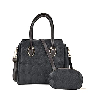 https://tjcuk.sirv.com/Products/77/6/7767433/PU-Embossed-Crossbody-Bag-Size-28x12x25-cm-Black-Black_7767433.jpg?w=342&h=342