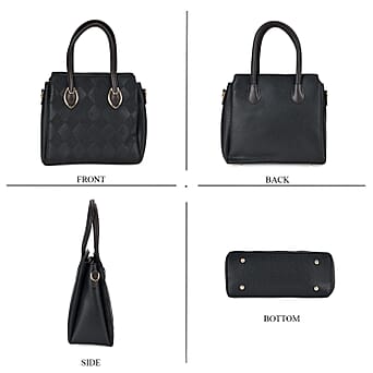 https://tjcuk.sirv.com/Products/77/6/7767433/PU-Embossed-Crossbody-Bag-Size-28x12x25-cm-Black-Black_7767433_3.jpg?w=342&h=342