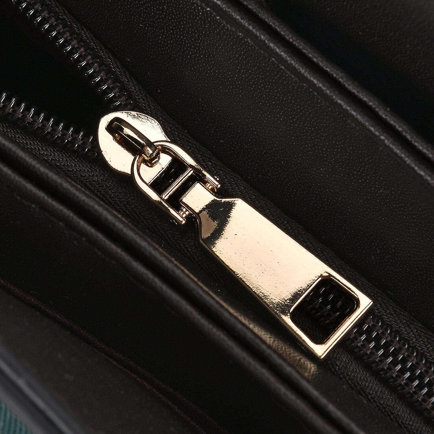 PU Embossed Crossbody Bag (Size 28x12x25 cm) - Green & Black