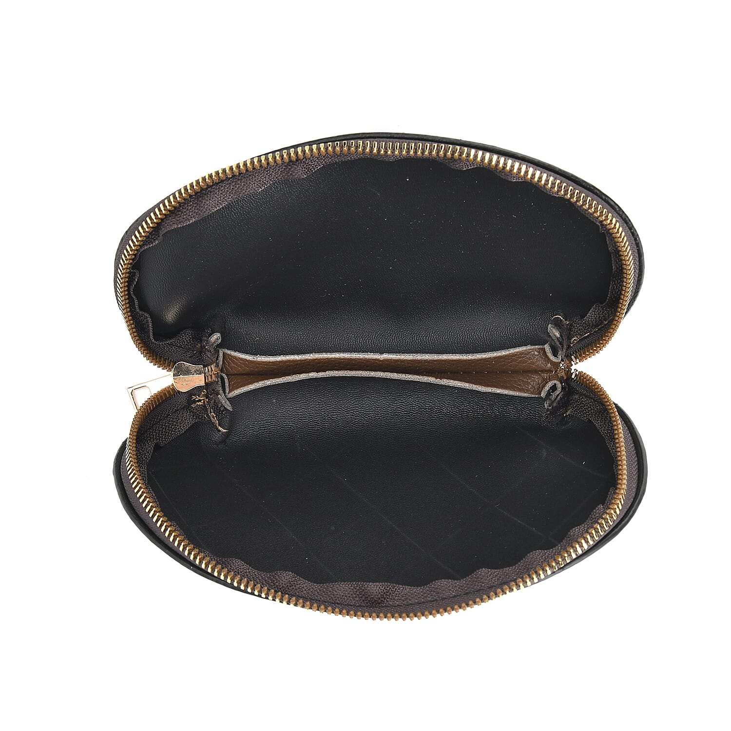 Embossed Rhomboid Handbag with Detachable Shoulder Strap - Coin Bag - Brown