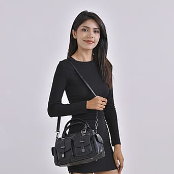 https://tjcuk.sirv.com/Products/77/6/7767445/PU-Patterned-Crossbody-Bag-Size-28x14x16-cm-Black-Black_7767445_1.jpg?w=342&h=342