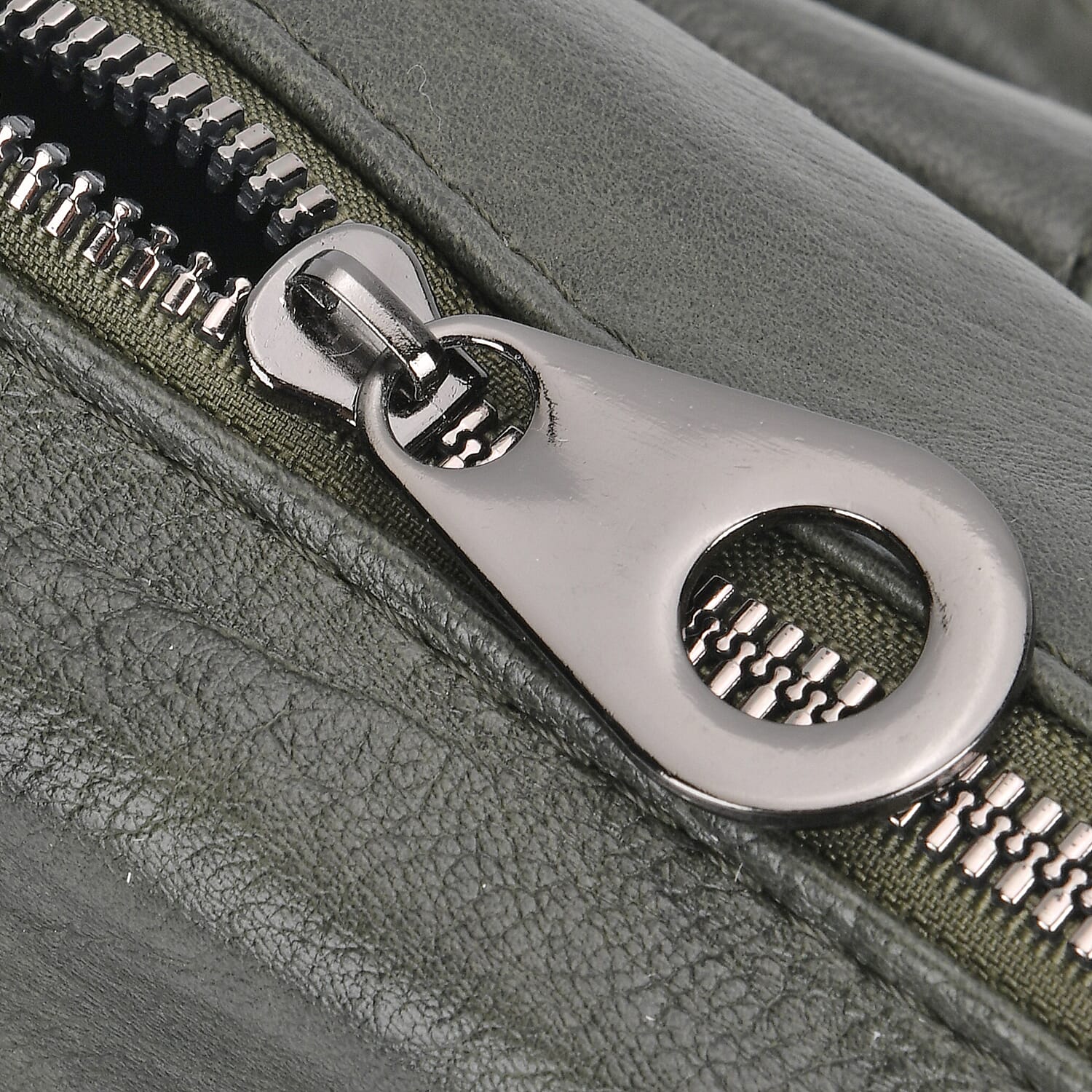 PU Patterned Crossbody Bag (Size 28x14x16 cm) - Green & Black