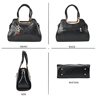 https://tjcuk.sirv.com/Products/77/6/7767460/PU-Patterned-Crossbody-Bag-Size-31x13x21-cm-Black-Black_7767460_3.jpg?w=342&h=342