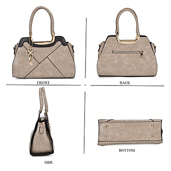 https://tjcuk.sirv.com/Products/77/6/7767461/PU-Patterned-Crossbody-Bag-Size-31x13x21-cm-Khaki-Black_7767461_3.jpg?w=342&h=342
