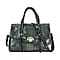 Leatherette Snakeskin Embossed Crossbody Bag